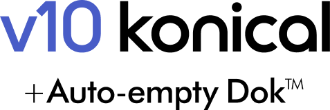 Dyson V10 Konical + Auto-empty Dok-logo.